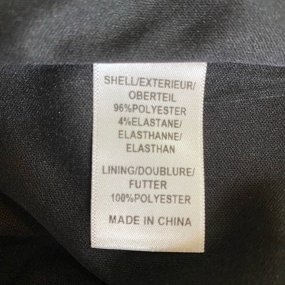 Adrianna Papell Faux Wrap‎ Cap Sleeve Polka Dot Dress with Rosette - Picture 6 of 6